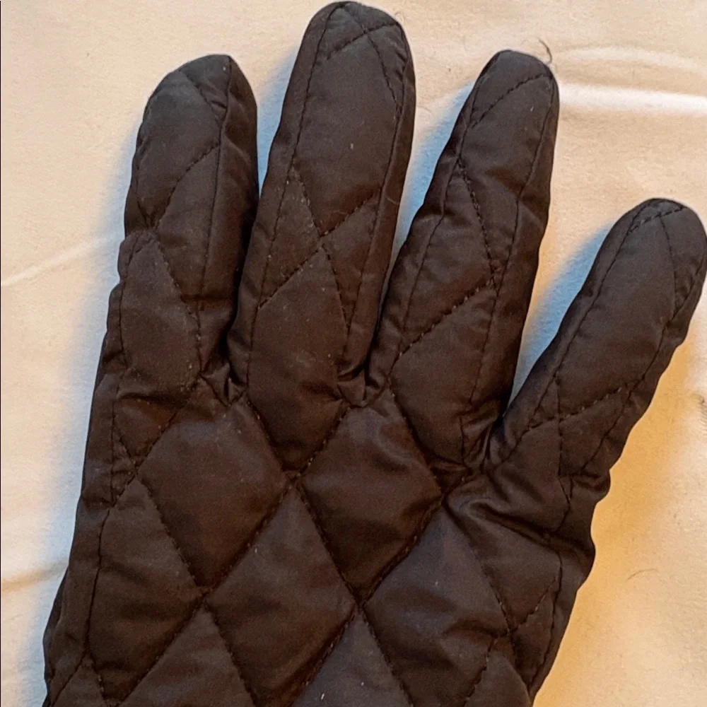 Unbranded Thinsulate Black Quilted Gloves Est size L
